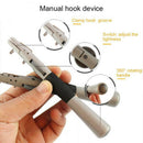 Manual Fishing Tackle Hook Line Tier ABS Fishhook Knotter Fasten Binding Tool