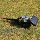 Solar Colorful Rotating LED Projection Light Garden Lawn Lamp Outdoor Bulb