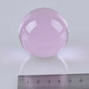 50mm Pink Crystal Ball Decorative Ball Art Decor Photography Prop No Stand