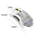 BM600 2.4GHz Rechargeable 1600DPI Adjustable Gamer Wireless Mouse (White) A