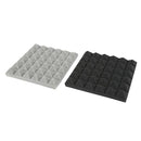 Charcoal Acoustic Foam Tiles Soundproofing Foam Panels Studio Sound Padding S7A3
