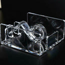 1Pcs Square Clear Acrylic Napkin Holder Paper Serviette Dispenser Newest Useful