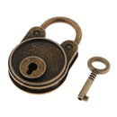 Old Style Small Padlocks Key Lock Latch Hasps for Cabinet Suitcase Door