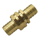 Pack-3 Brass Garden Hose Connectors Couplers Repair Fittings, for 3/4 Inch Hoses