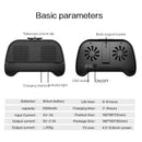 Pubg Cooler Mobile Phone Cooling Pad Gaming Cooler Radiator Mute Fan with P