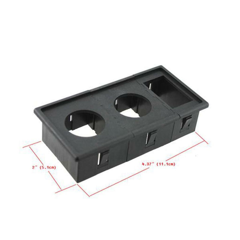 1 Rocker Switch Panel Housing and 2 Socket Holder Carling Type