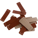 20pcs DIY Retro Synthetic PU Leather Tags DIY Handmade Sew Label Patches 2#
