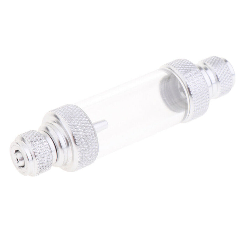 Aluminum Alloy Aquarium CO2 Bubble Counter Check Valve