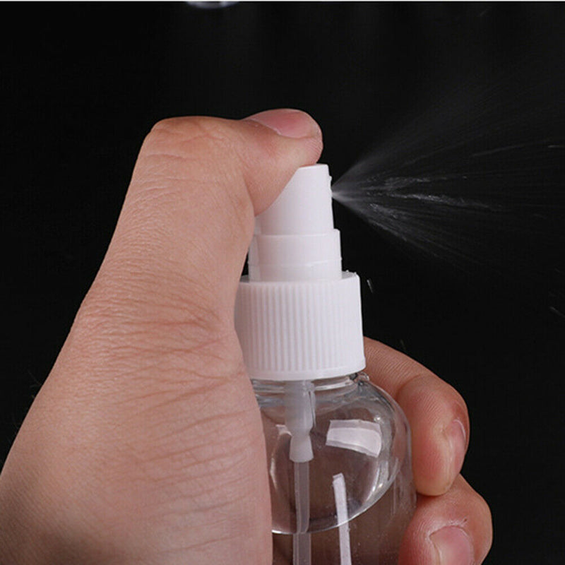 Plastic Transparent Refillable Empty Spray Bottle Perfume Sprayer (50ml) A