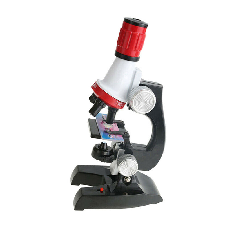 Kids Students Beginner Microscope with LED 100X 400X 1200X Magnification