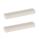 2pcs High Quality Cattle Bone Blank Nuts DIY For Guitar Maker Luthier Supply