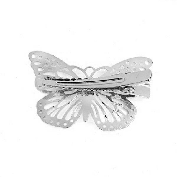 5pcs Mixed Color Alloy Metal Hair Clips Hairpin Butterfly Hair Accessories