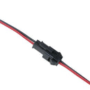 15cm 10Pcs long JST SM 2pins plug male to female wire connector FT