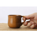 Natural Wooden Coffee Cup Beer Milk Juice Mug Primitive