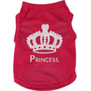 Winter Warm Pattern Dog Clothes Pet Clothing Pink S