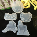 Elk Antler Crystal Epoxy Glue Ab Gel Silicone Mold Diy Mobile Phone Jewelry Z5Q5