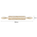 Musical Note Wood Embossing Rolling Pin DIY Baking Cookies Engraved Stencil