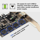 2X(Pci-E To Dual Usb3.0 Ports Expansion Card Pci Express Adapter Nec D72020