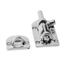 4" Stainless Steel Latch Barrel Long Bolt Hasp Gate Shed Slide Door Lock