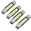4 Pieces 29mm Festoon Crew Cut 4014 9SMD Cold White
