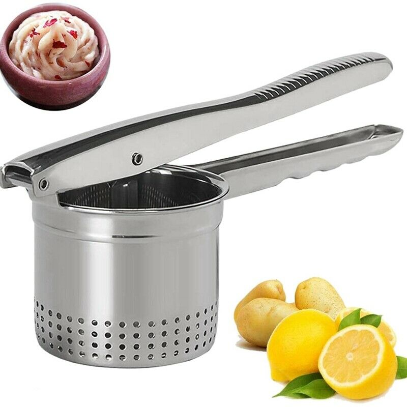 Stainless Steel Potato Ricer and Masher, Premium Manual Mashed Fruit Masher,A7N6