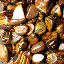 50g Natural Tumbled Tiger Eye Stone Bulk Gravel Flowerpot Specimen Craft Decor