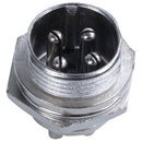 M16 4Pins 400V Screw Type Electrical Aviation Plug Socket Connector K3T2