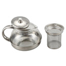600ml Stainless Glass Teapot Loose Infuser Coffee Tea Leaf Herbal Decor