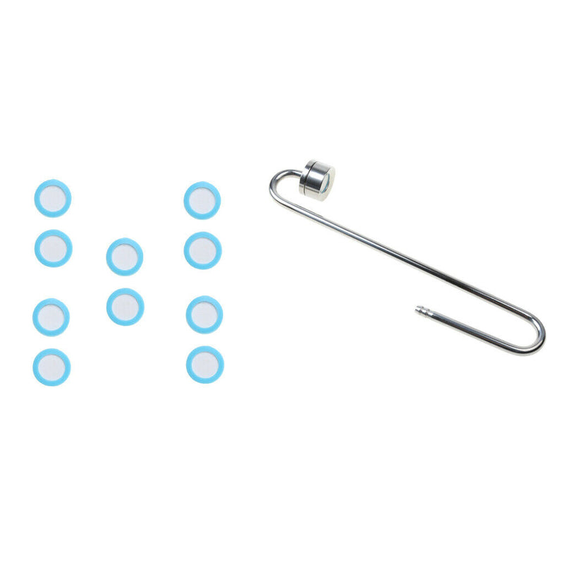 Stainless Steel Aquarium CO2 Diffuser Carbon Dioxide Reactor Sucker & Discs