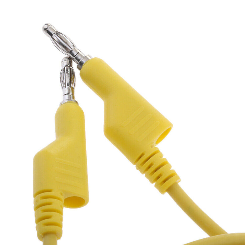 4Piece 1M 4mm Banana To Banana Plug Soft Silicone Test Cable