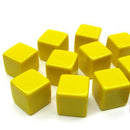 10Pcs 16MM Blank Dice Paintless Plain Poker Dice Chess Teaching Dices FT