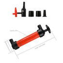 Portable Manual Oil Pump Siphon Tube Car Hose Fuel Gas Inflatable Pump Tool