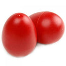 1 Pair Plastic Percussion Musical Egg Maracas Shakers - Red