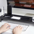 Desk Storage Shelf Office Desktop Organizer Phone Keyboard Storage Open She I7I1