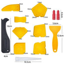 12 Pieces Caulking Tool Kit Silicone Sealant Finishing Tool Grout Scraper C