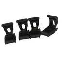 4pcs Black Nylon Plastic Camping Tent