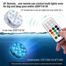 Submersible RGB LED Light with IR Remote Battery Operated Decoration Light