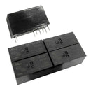 5pcs Small Mini Electrical Power Relay, HF115F10A (1 ON, 1 OFF), 8 Pins Power