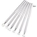 6pc Aluminum Metal Pottery Ceramic Clay Wax Sculpting Modelling Tools 12.5 KHJ
