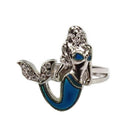 Mermaid Tail Ring Emotion Feeling Color Changing Gift Size Adjustable Ring Hot