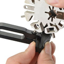 Outdoor Camping Grinding  Repair Tool Wrench  Shaped With Key Ring