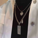 Punk Multi Layer Chunky Choker Necklace Pendant  Women Men Jewelry GiftsJCAUJ Gw