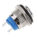 16mm 1NO High Head Metal Waterproof Momentary Push Button Switch AC 250V/3A