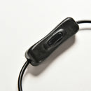 In-Line Power Switch ON/OFF 2.1mm/5.5mm Cable Jack Arduino Plug 12V Economic 3C