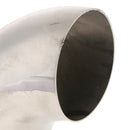 3Pcs Car 201 Stainless Steel 3inch 63mm 90 Deg Bendable Weld-On Exhaust Pipe