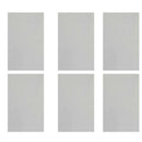 6PCS Privacy Window Film White Frosted Thicken Static Cling Vinly Opaque Non ghj