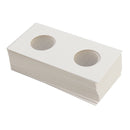 100PCS Cardboard Coin Holder Mylar Flips for Collector Perfect Gift 17.5/25mm