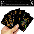 Playing Poker Cards Deck Playing Luminous Cards Board Night Game Practical W8D5