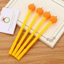 1X Pumpkin Shaped Lovely Neutral Pen Stationery Gel Office Supply Pen Schoo E0W3