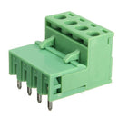 10pcs 2EDG 4Pin Plug-in Screw Terminal Block Connector 3.81mm Pitch Right Ang â„–[